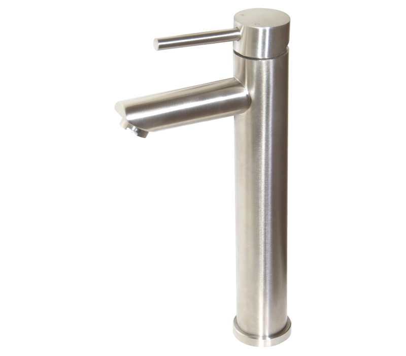 Basin Mixer Tap | Moon Brushed Stainless Steel