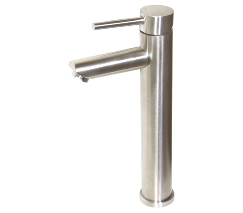 Basin Mixer Tap | Moon Brushed Stainless Steel