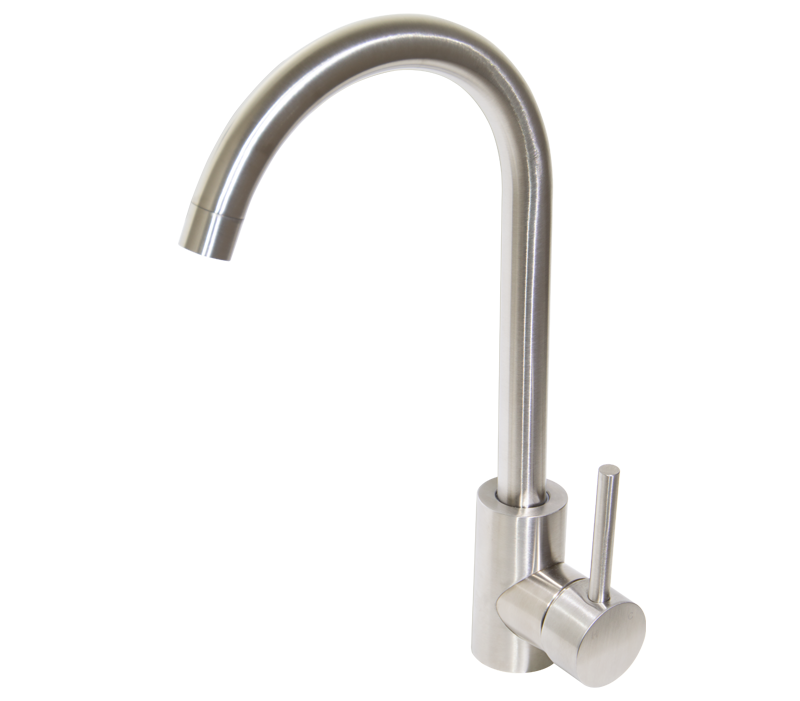 Sink Mixer Tap | Moon Brushed Stainless Steel