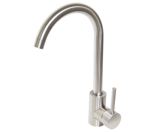 Sink Mixer Tap | Moon Brushed Stainless Steel