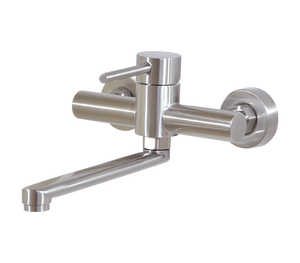 Sink Mixer Tap W/T | Moon Brushed Stainless Steel