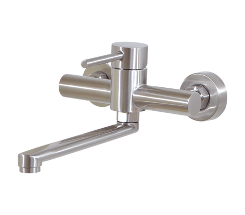 Sink Mixer Tap W/T | Moon Brushed Stainless Steel