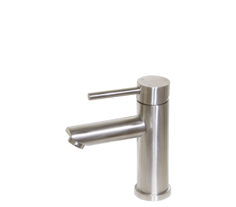 Basin Mixer Tap | Moon Brushed Stainless Steel