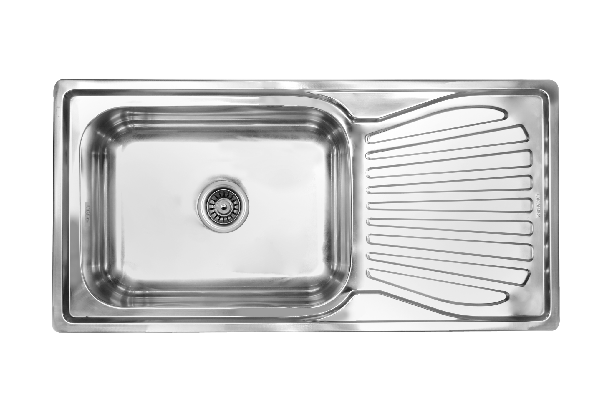 CAM AFRICA DROP IN SINK 1000 X 500 SINGLE END BOWL - Drop in sink | EmmerSan CAM Africa, Drop in, Single bowl, Sink, spo-default, spo-disabled