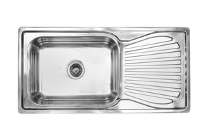 CAM AFRICA DROP IN SINK 1000 X 500 SINGLE END BOWL - Drop in sink | EmmerSan CAM Africa, Drop in, Single bowl, Sink, spo-default, spo-disabled