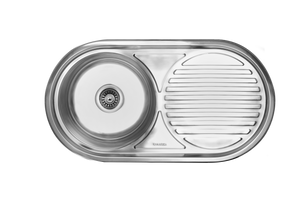 CAM AFRICA OVAL DROP IN SINK 860 X 440 SINGLE END BOWL - Drop in sink | EmmerSan CAM Africa, Drop in, Single bowl, Sink, Stainless Steel