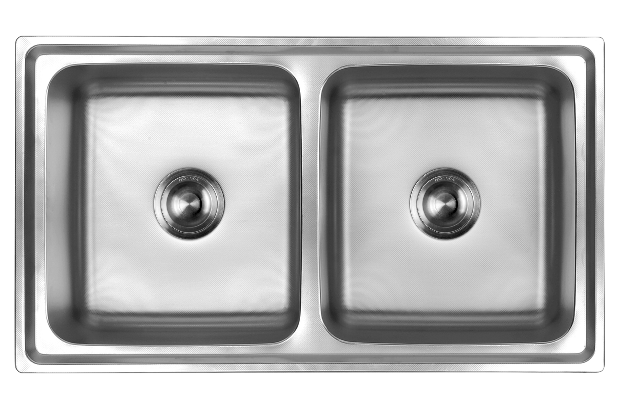 CAM AFRICA ANTI-SCRATCH DROP IN SINK 870 X 500 DOUBLE END BOWL - Anti-scratch sink | EmmerSan Anti-scratch, Anti-scratch sink, CAM Africa, Double bowl, Drop in, Sink, spo-default, spo-disable