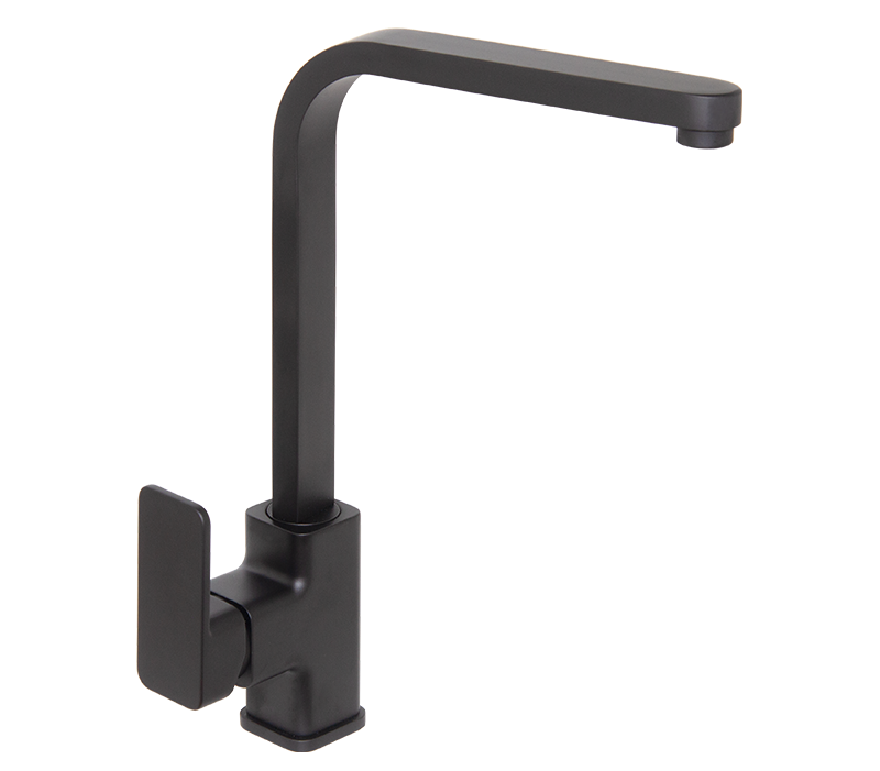 Single Hole Sink Mixer Tap | Shore Black