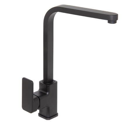 Single Hole Sink Mixer Tap | Shore Black